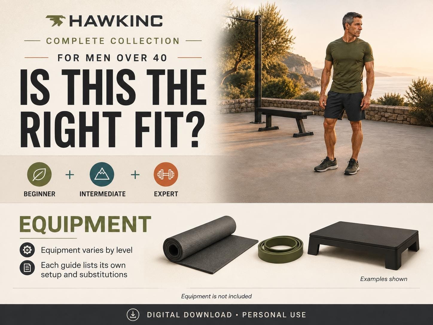 Choose your starting point: Beginner, Intermediate and Expert calisthenics levels compared