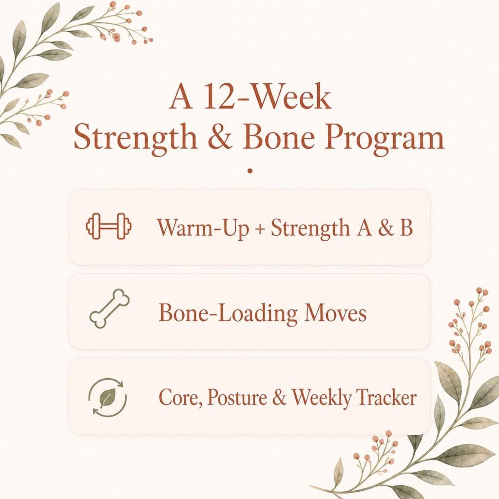 Plan benefits for women aged 40 to 55: build muscle, protect bones, support metabolism